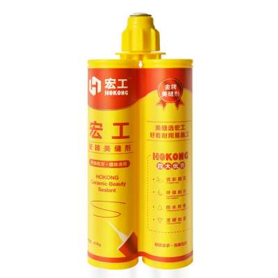 Two-component tile grout sealant for floor tiles